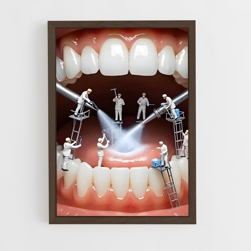 ap-dentist-13 cadre Bois foncé