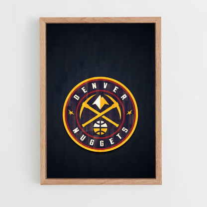 ap-denver nuggets-6 cadre Bois clair