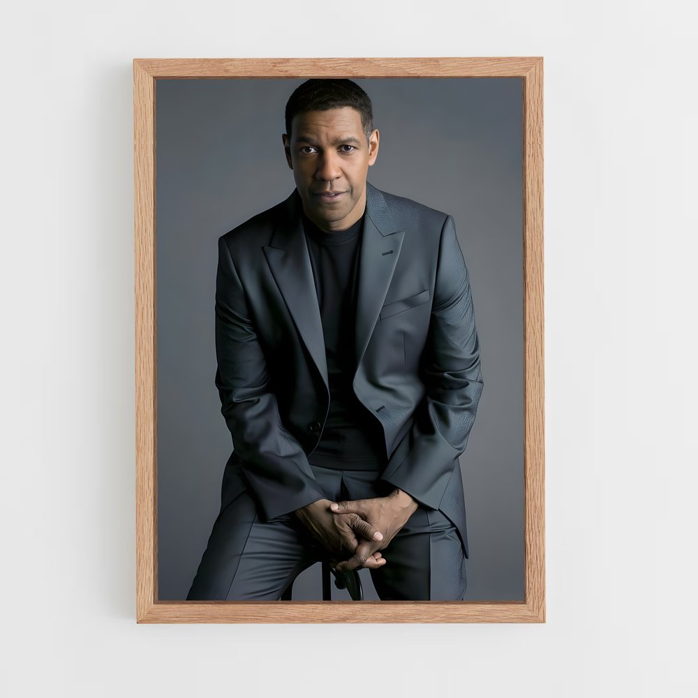 ap-denzel washington-6 cadre Bois clair