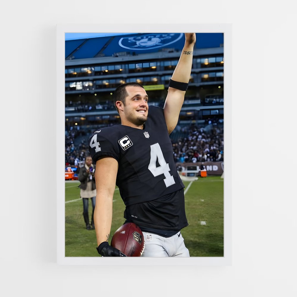 ap-derek carr-2 cadre Blanc
