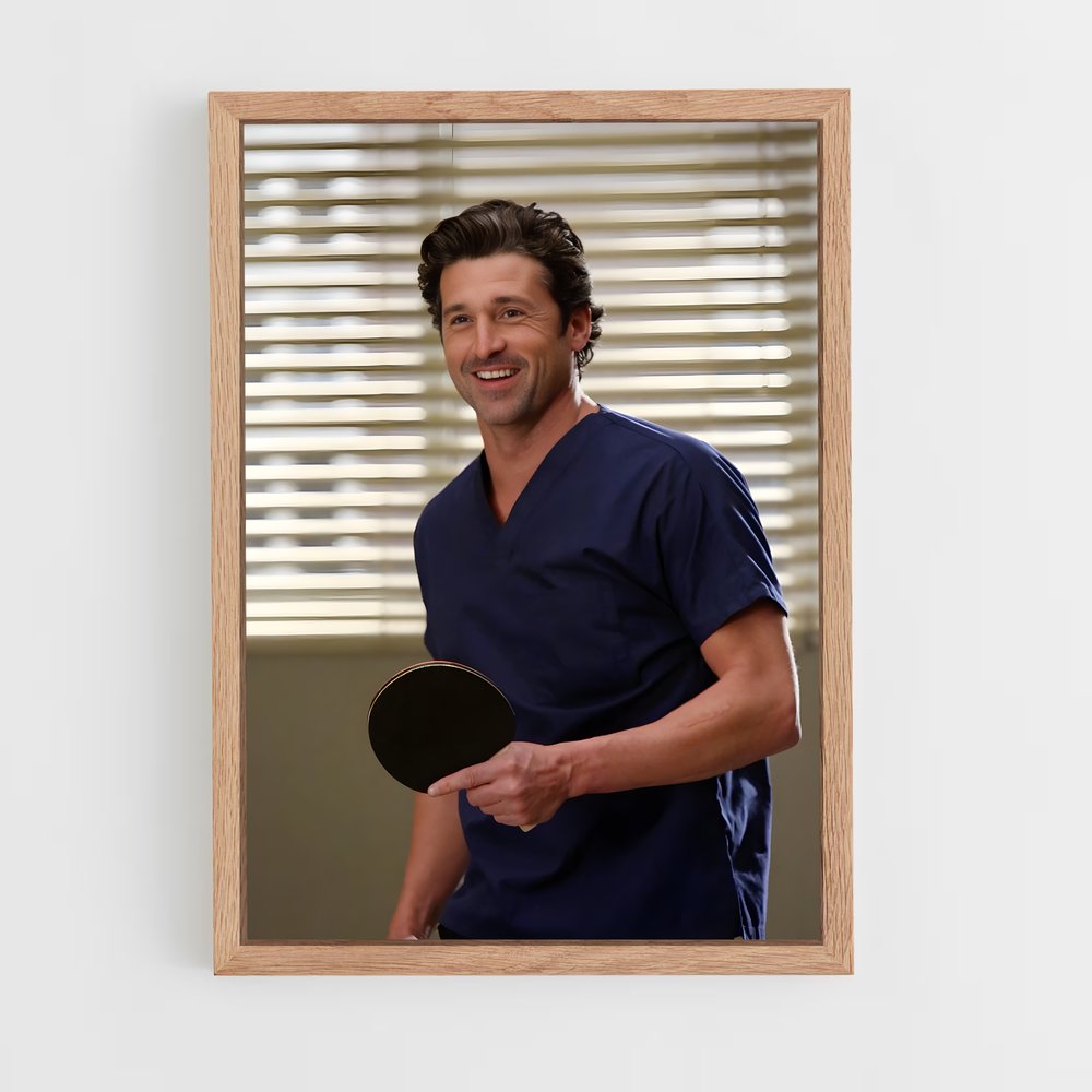 ap-derek shepherd-5 cadre Bois clair