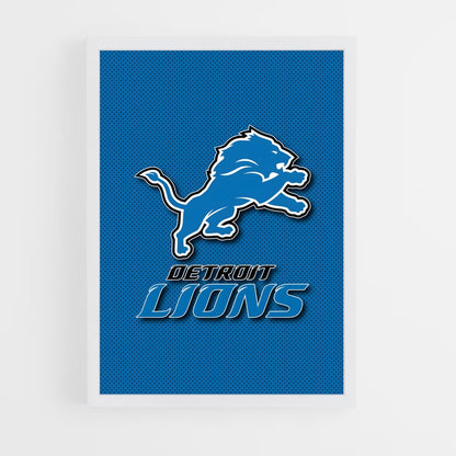 ap-detroit lions-8 cadre Blanc