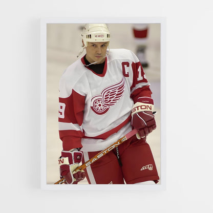 ap-detroit red wings-6 cadre Blanc