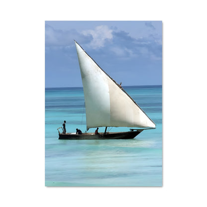 Poster Voile et Vagues