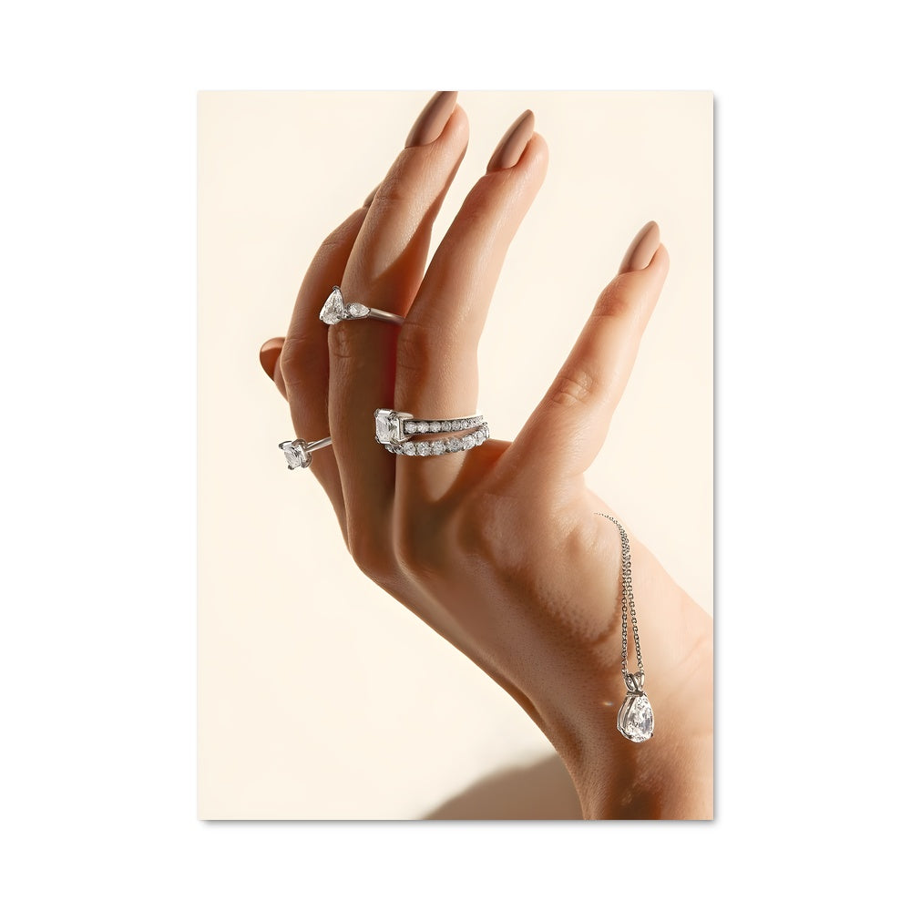 Poster Mains de Diamant