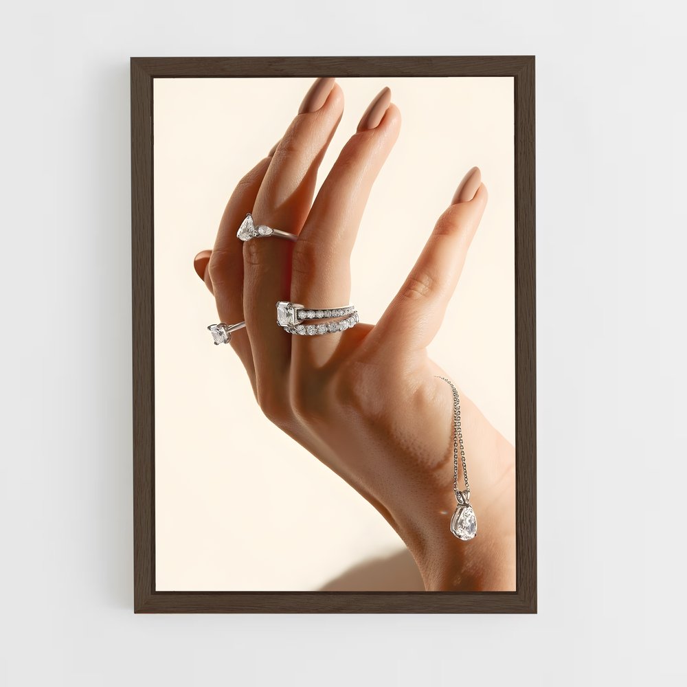 ap-diamond hands-1 cadre Bois foncé