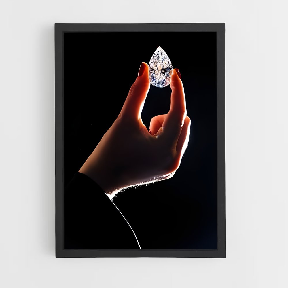 ap-diamond hands-5 cadre Noir