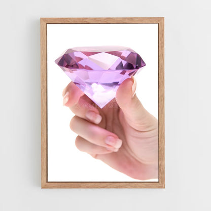 ap-diamond hands-8 cadre Bois clair