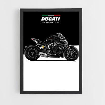 ap-diavel v4-2 cadre Noir