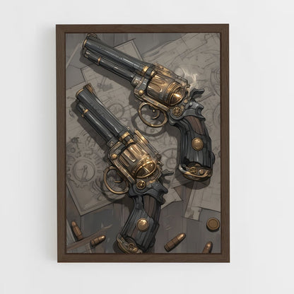 ap-dieselpunk-3 cadre Bois foncé