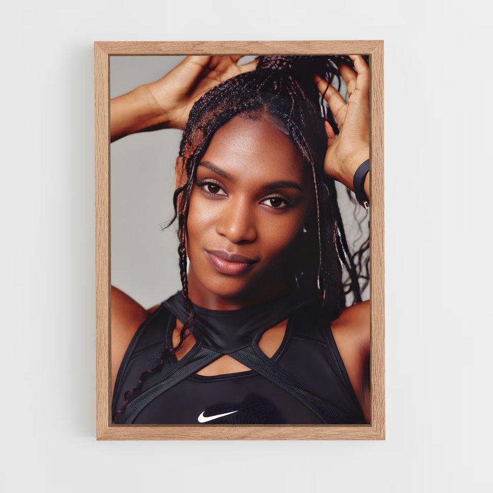 ap-dina asher-smith-5 cadre Bois clair