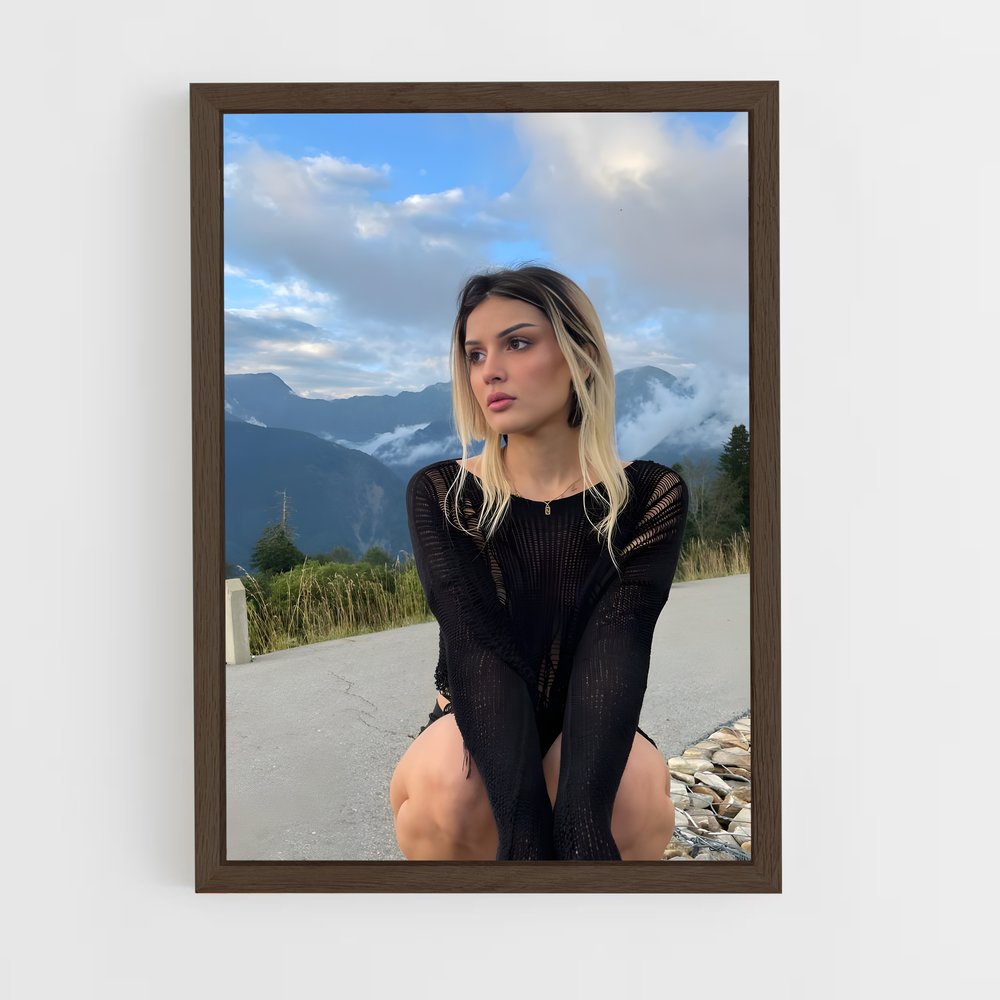 ap-dina saeva-2 cadre Bois foncé