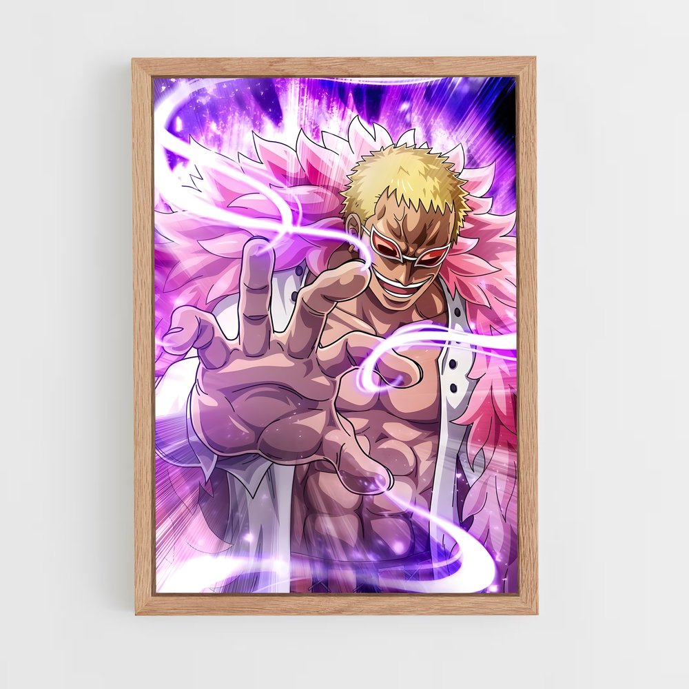 ap-doflamingo-3 cadre Bois clair