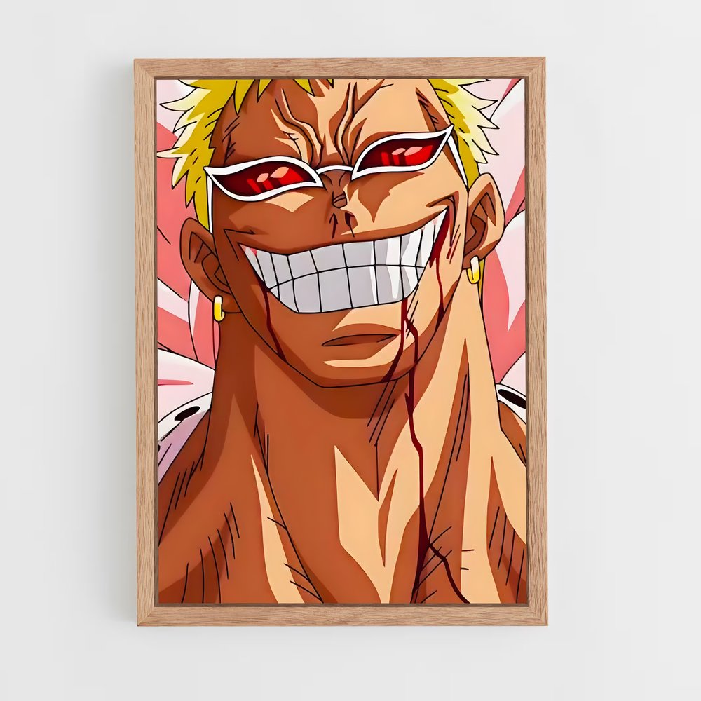 ap-doflamingo-5 cadre Bois clair