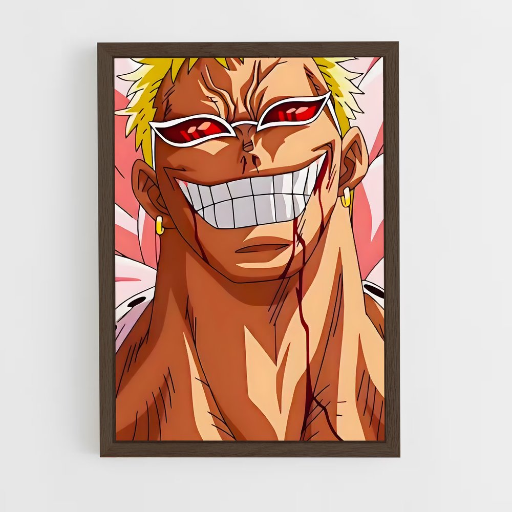 ap-doflamingo-5 cadre Bois foncé