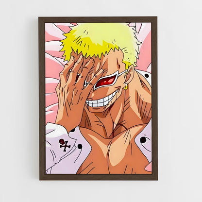 ap-doflamingo-6 cadre Bois foncé