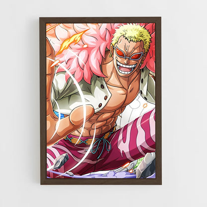 ap-doflamingo-7 cadre Bois foncé