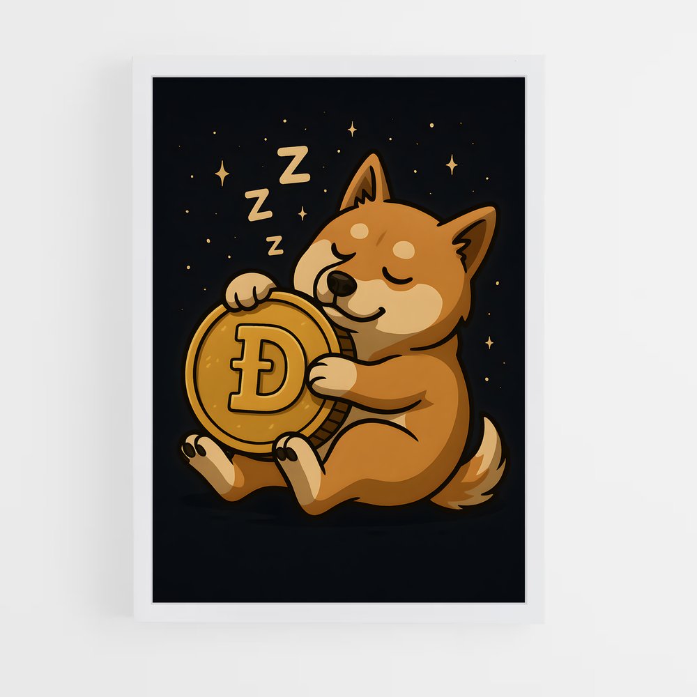 ap-dogecoin-4 cadre Blanc