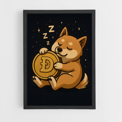 ap-dogecoin-4 cadre Noir