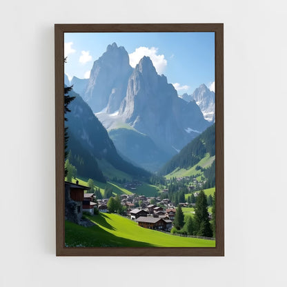 ap-dolomites mountains-4 cadre Bois foncé