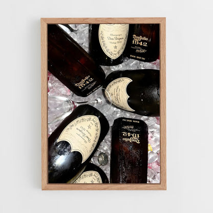 ap-dom perignon-8 cadre Bois clair