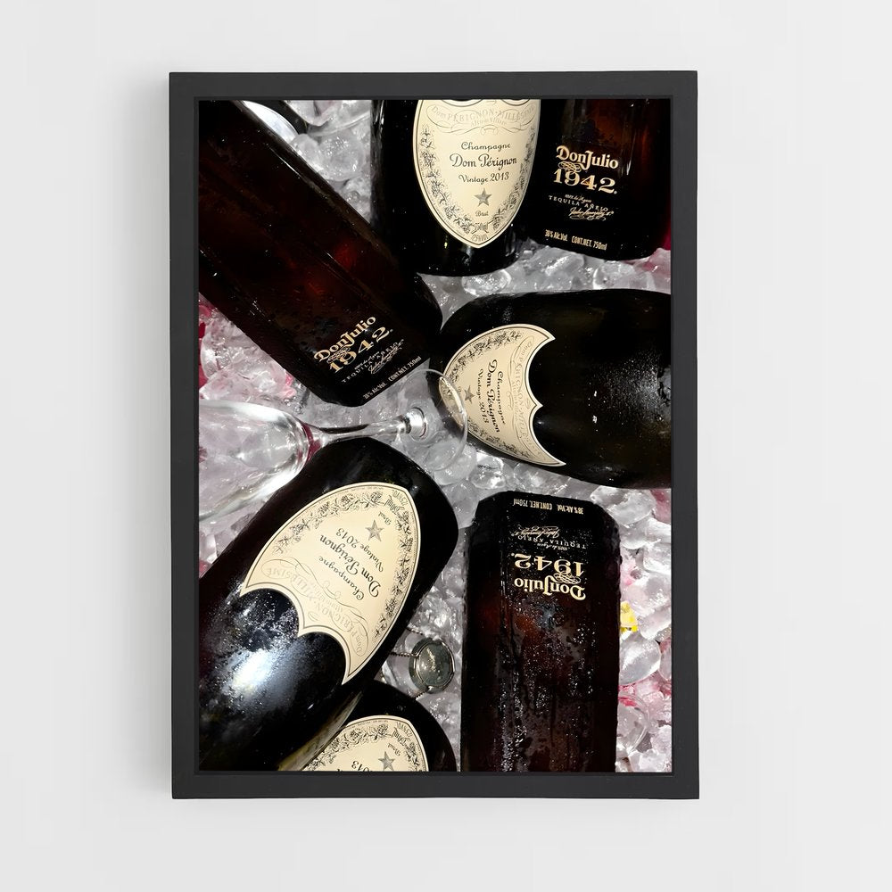 ap-dom perignon-8 cadre Noir