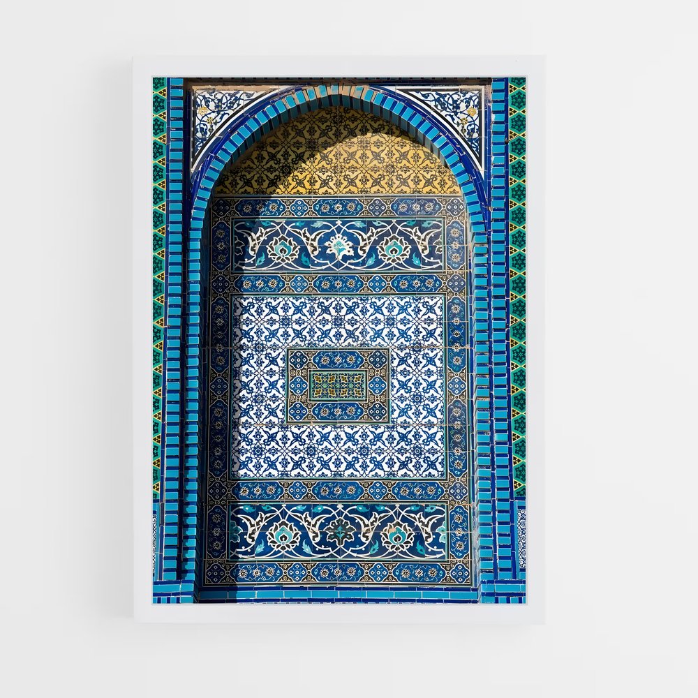 ap-dome of the rock-1 cadre Blanc