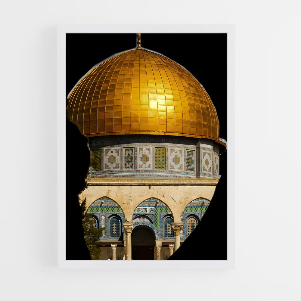 ap-dome of the rock-2 cadre Blanc