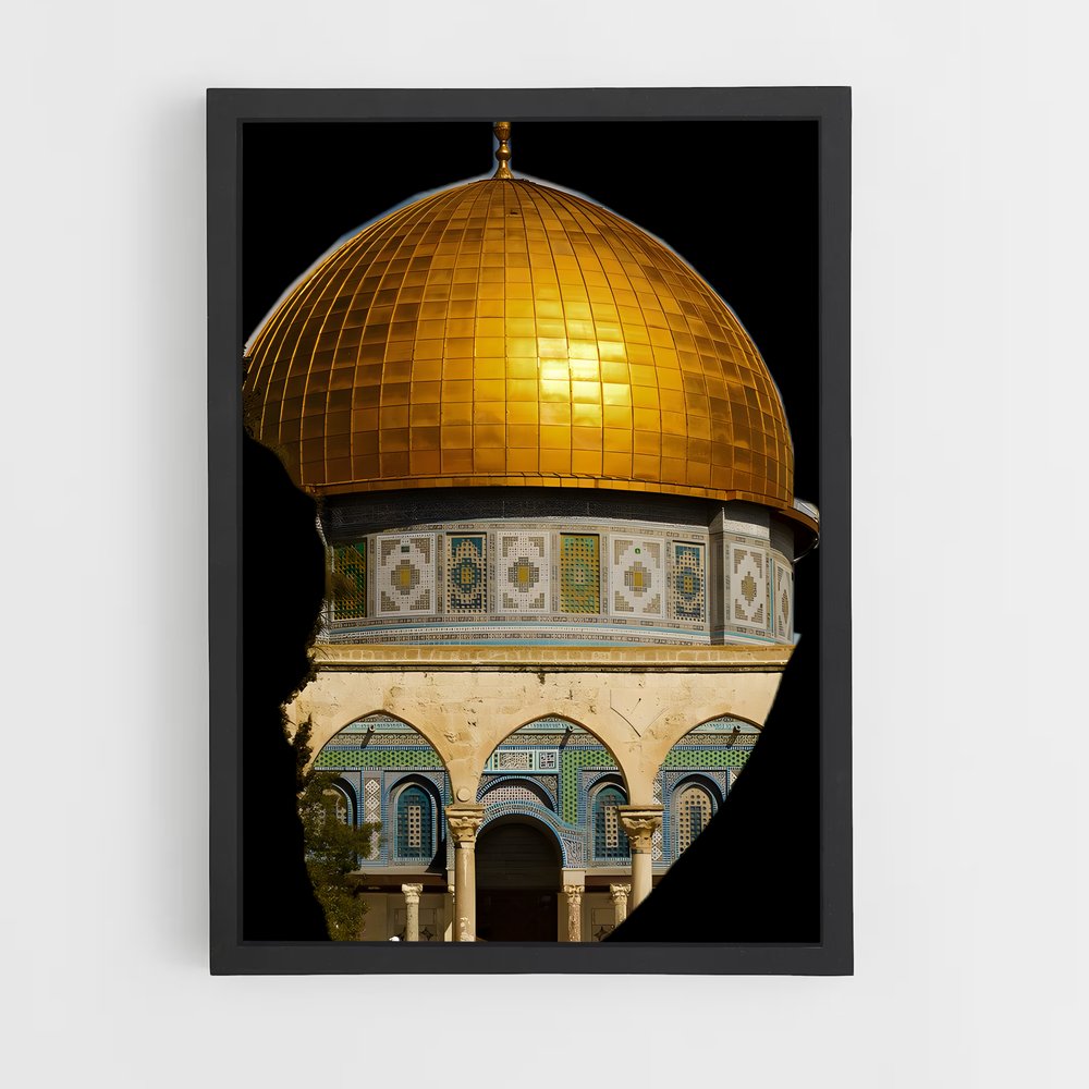 ap-dome of the rock-2 cadre Noir