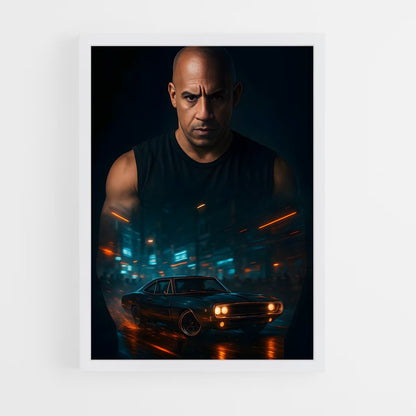 ap-dominic toretto-3 cadre Blanc