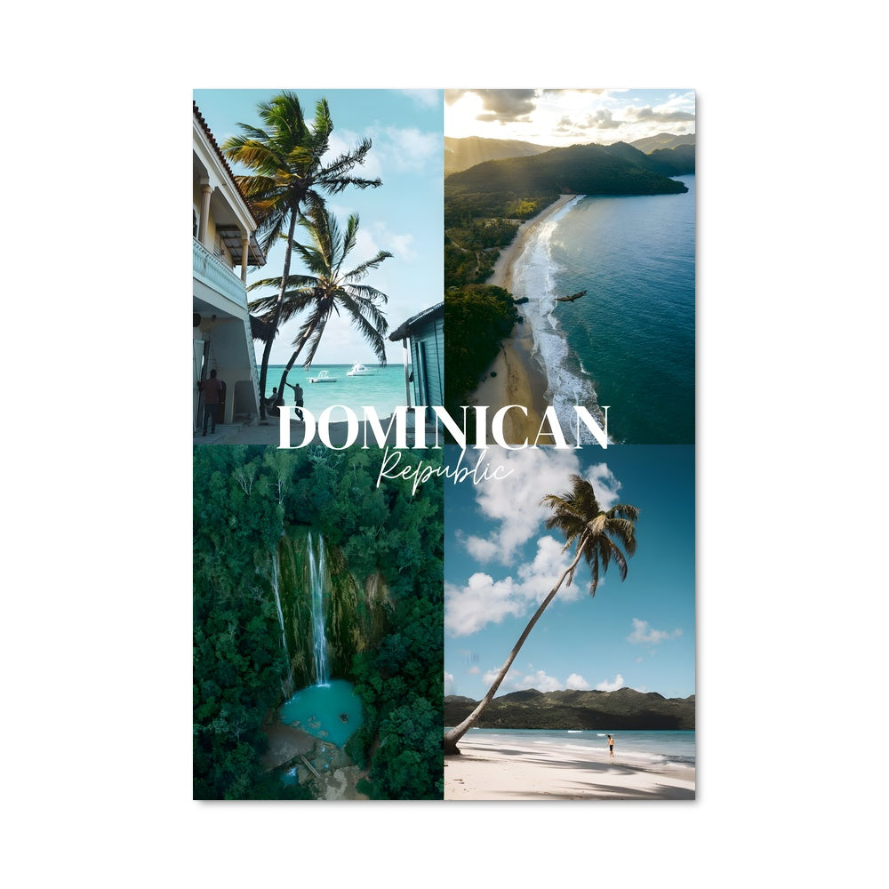 Poster Îles de la République Dominicana