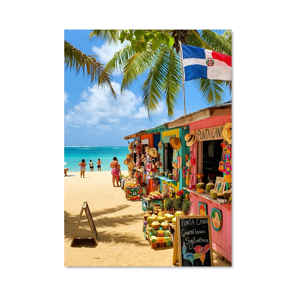 Poster Bar de Plage Dominicana