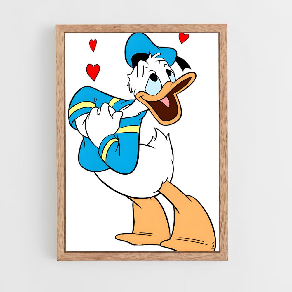 ap-donald duck-6 cadre Bois clair