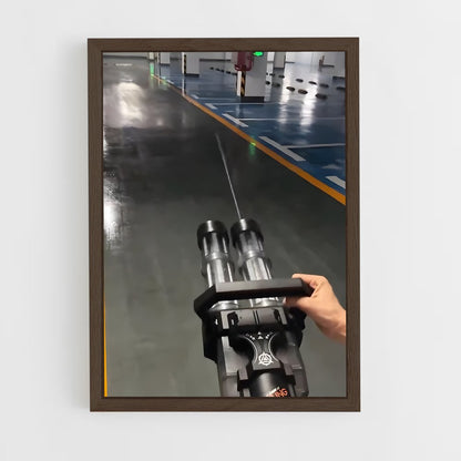 ap-double barrel-1 cadre Bois foncé