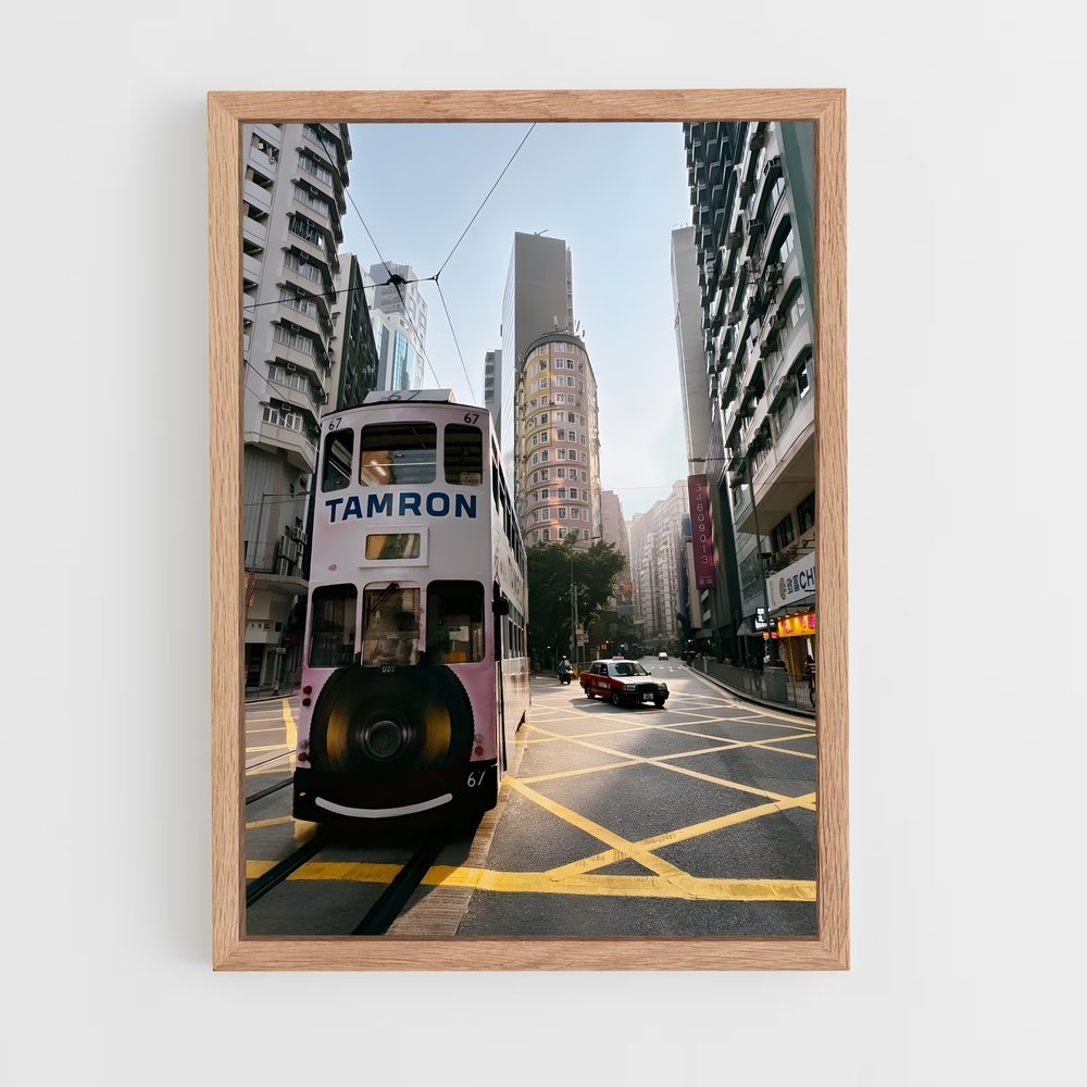 ap-double decker hong kong-4 cadre Bois clair