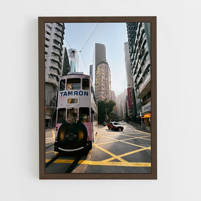 ap-double decker hong kong-4 cadre Bois foncé