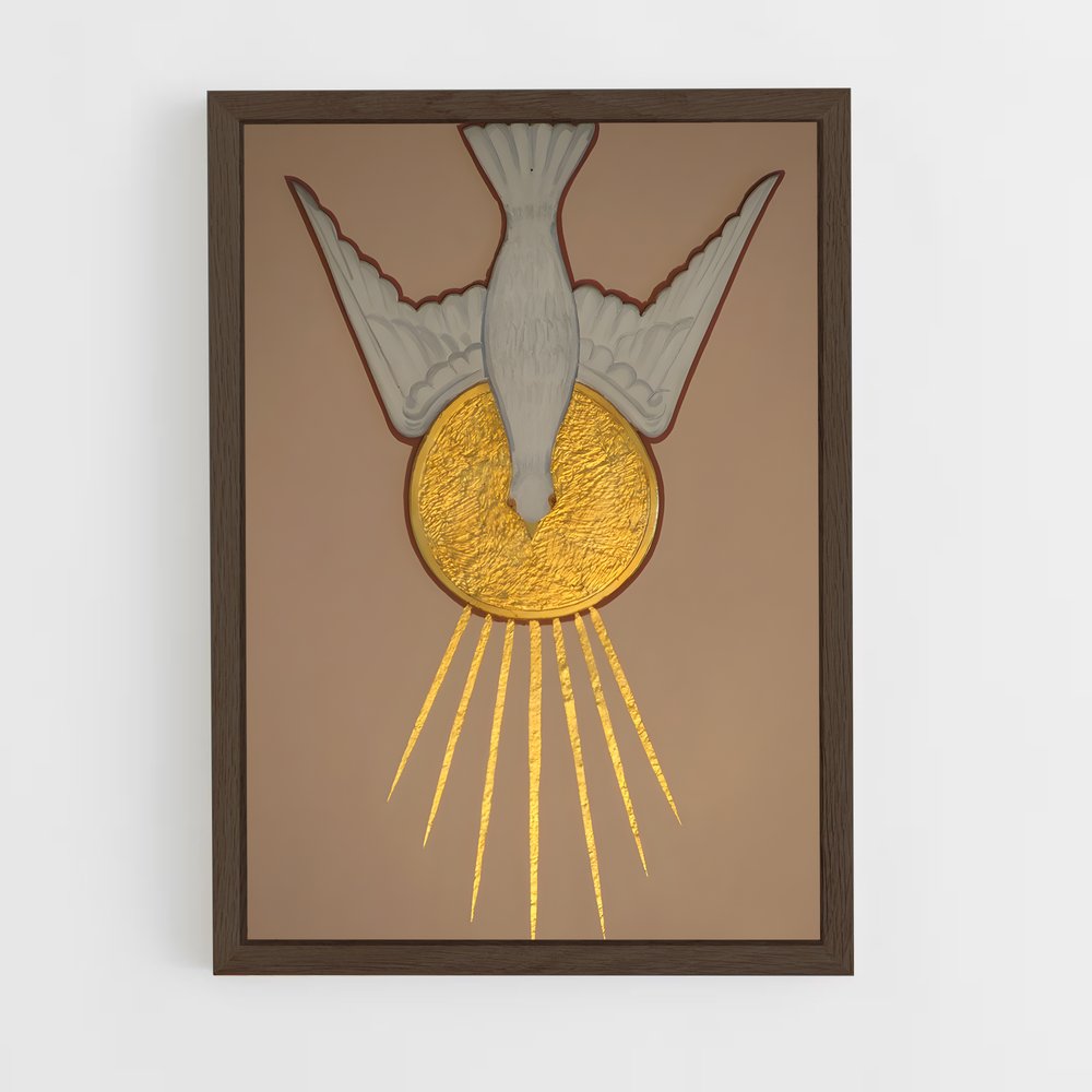 ap-dove symbol-1 cadre Bois foncé