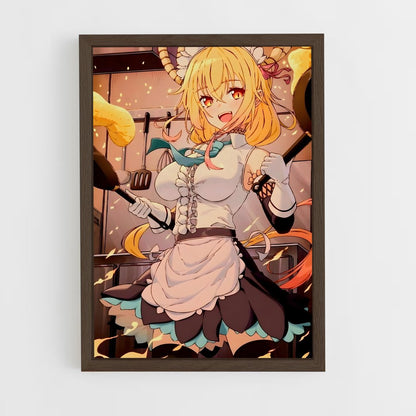 ap-dragon maid-4 cadre Bois foncé