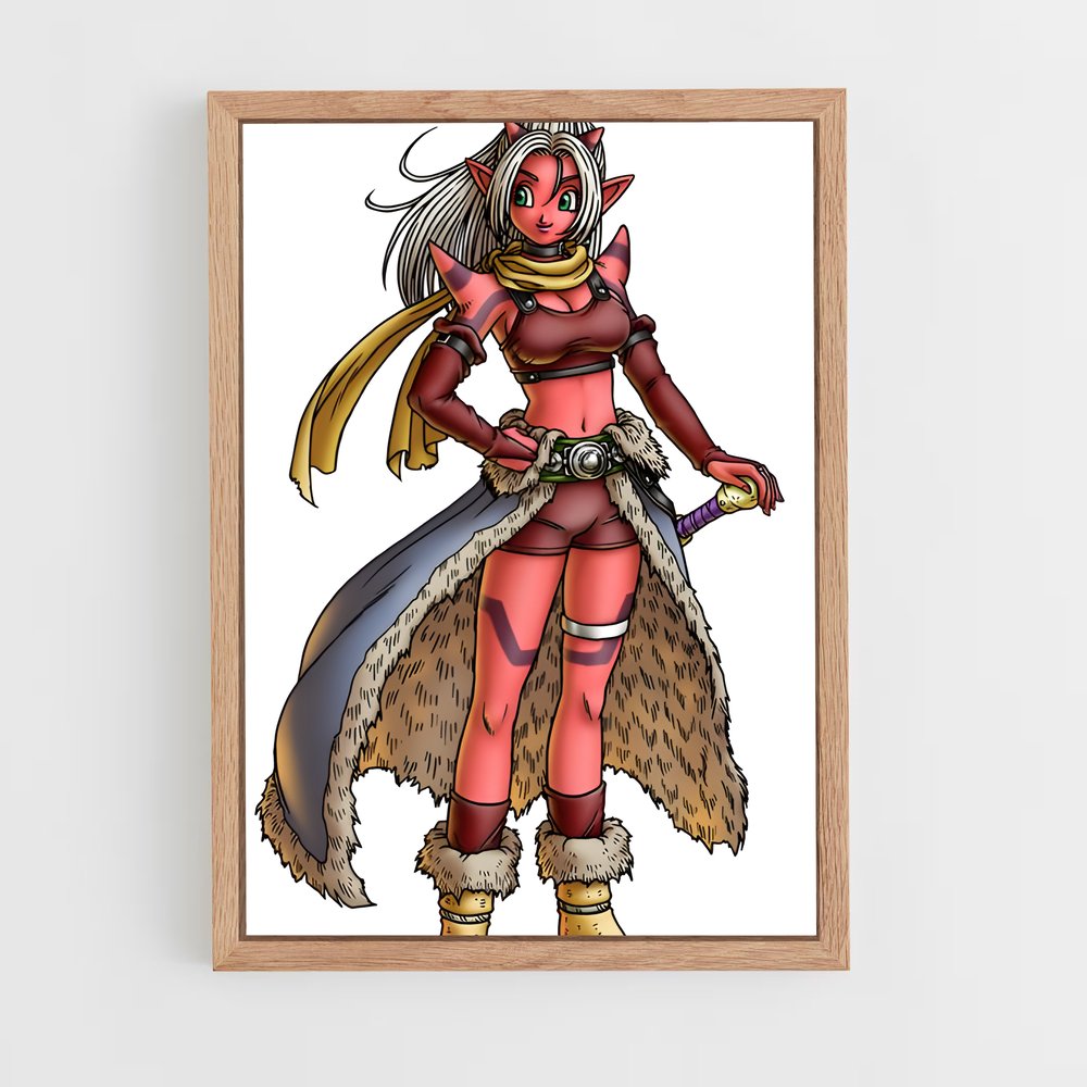 ap-dragon quest-4 cadre Bois clair