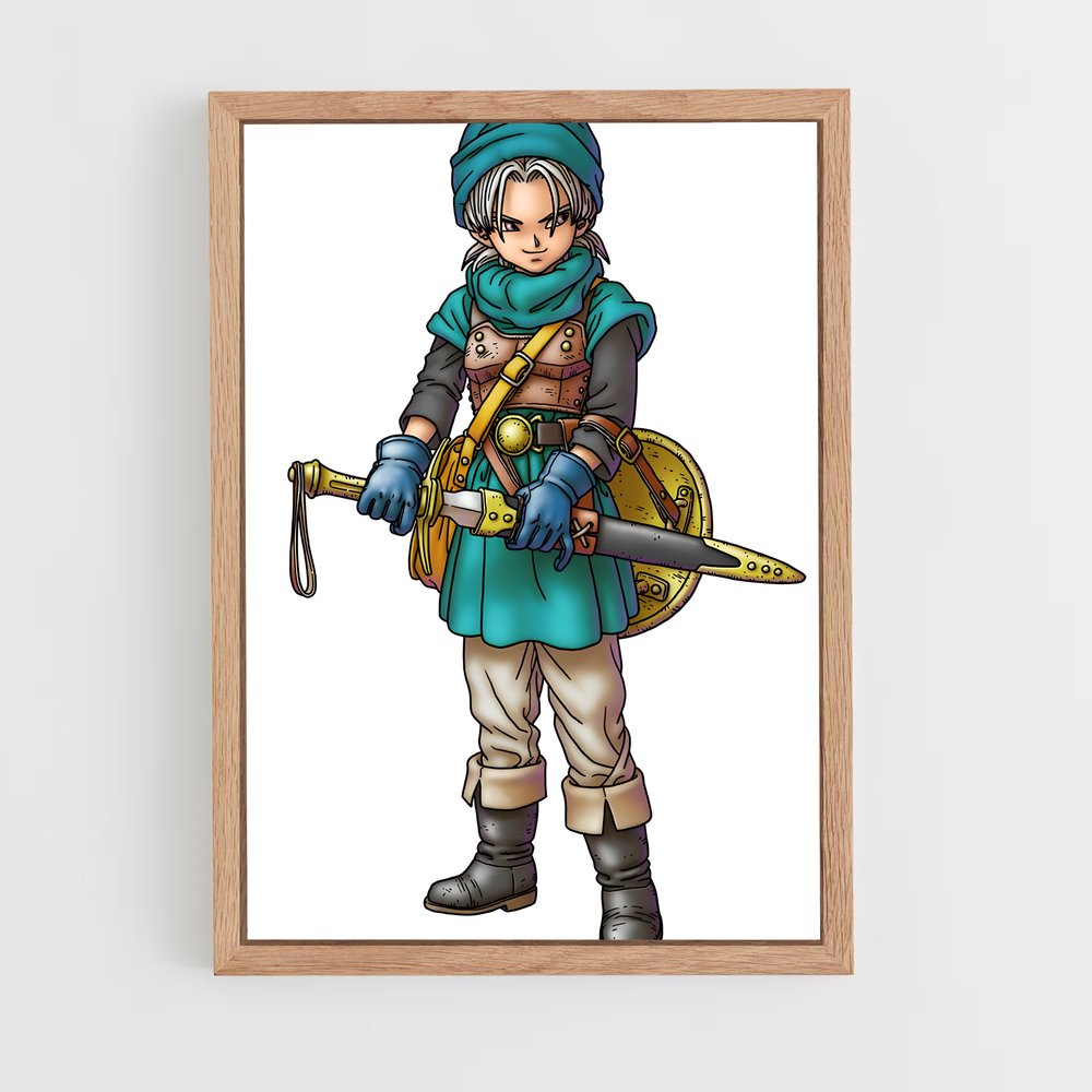 ap-dragon quest-8 cadre Bois clair