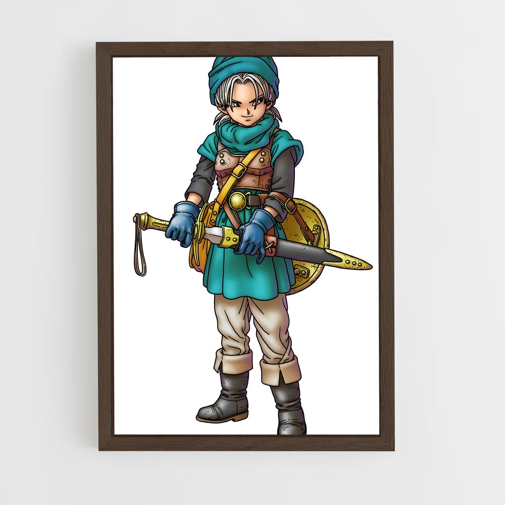 ap-dragon quest-8 cadre Bois foncé