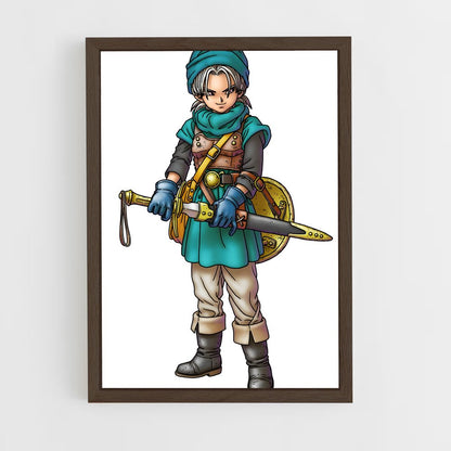 ap-dragon quest-8 cadre Bois foncé