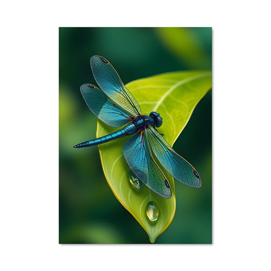 Poster Dragon de Feuille