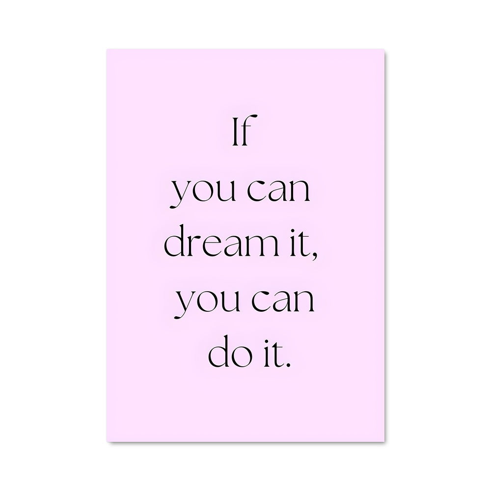 Poster Believe & Achieve