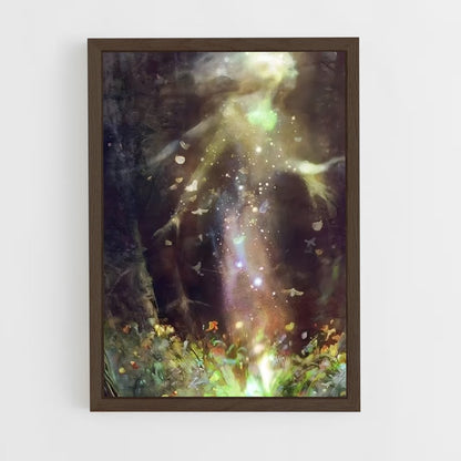 ap-dreamtime spirits-8 cadre Bois foncé