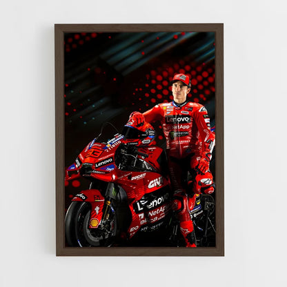 ap-ducati lenovo team-1 cadre Bois foncé