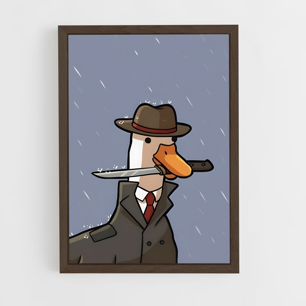 ap-duck-10 cadre Bois foncé