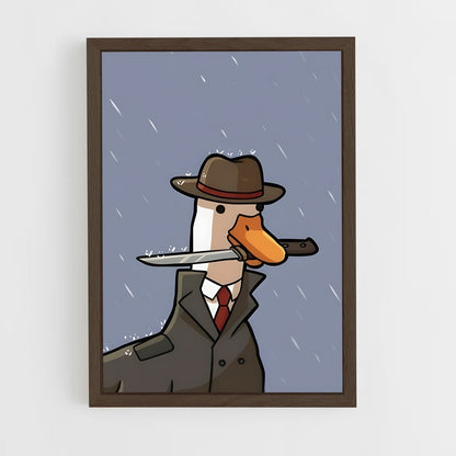 ap-duck-10 cadre Bois foncé