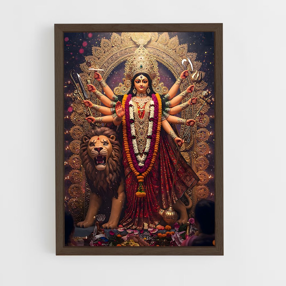 ap-durga-3 cadre Bois foncé