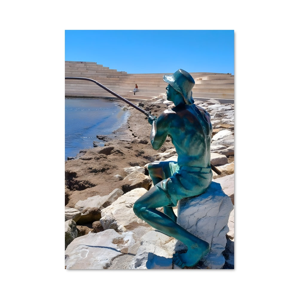 Poster Pêcheur des Rochers